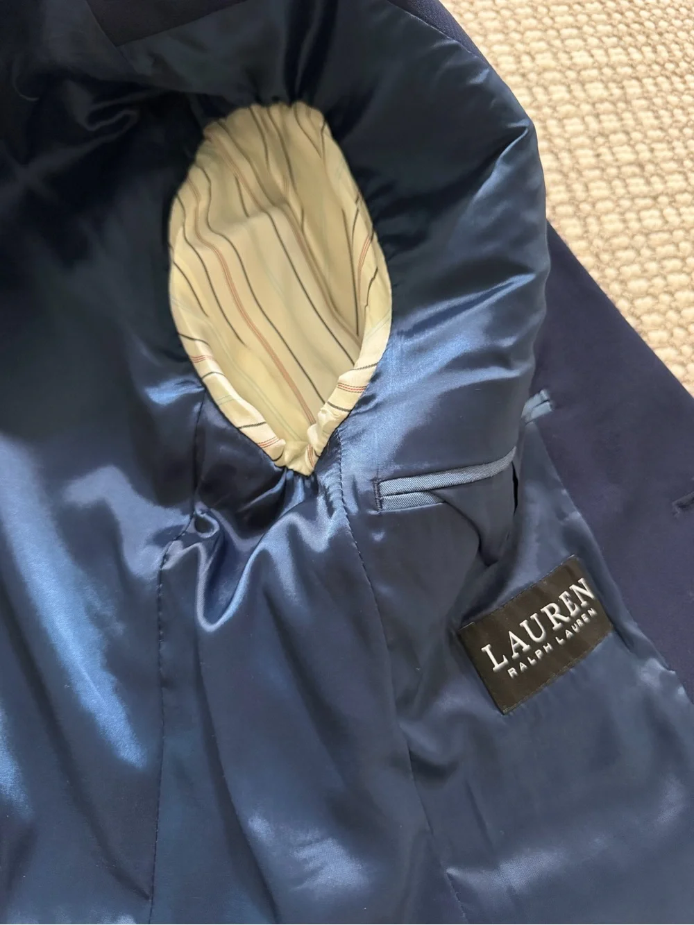 Ralph Lauren Boys Navy Blazer with Gold Buttons